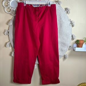 Red Liz Claiborne pants